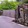 Gate and Rock Wall