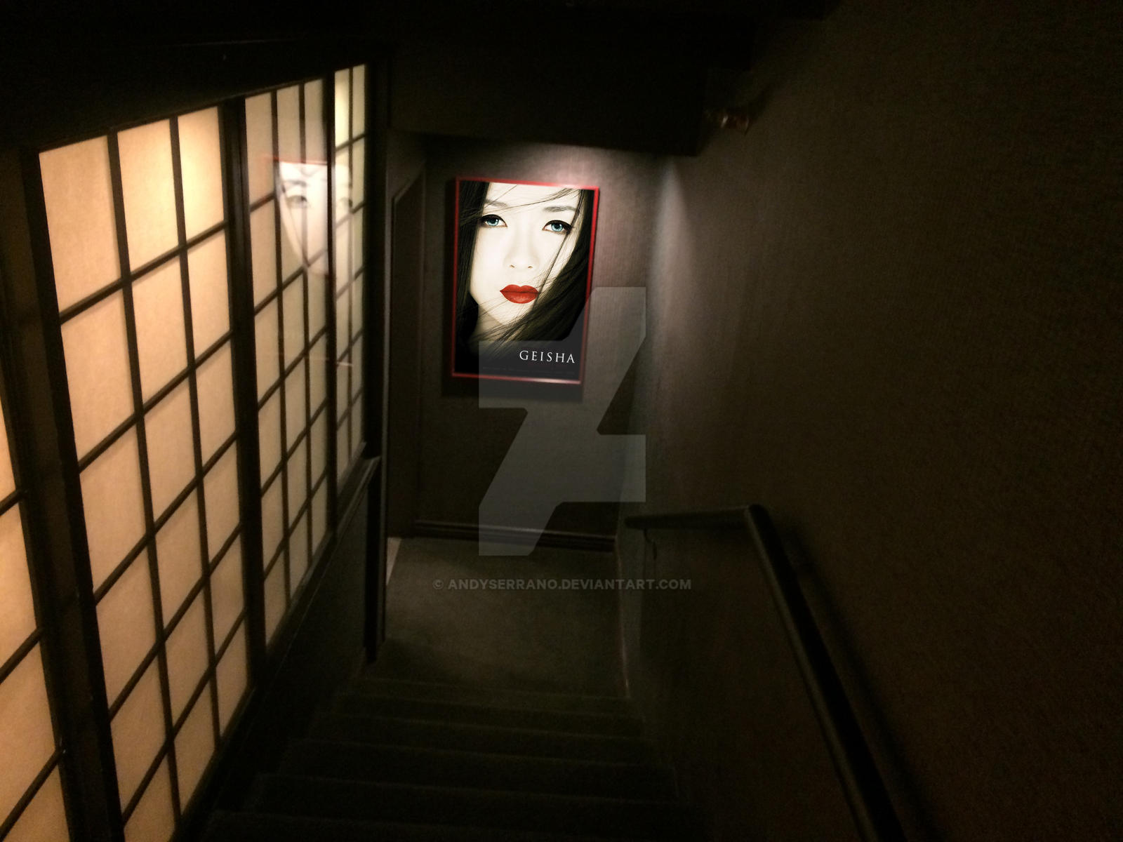 Spooky Geisha Stairwell