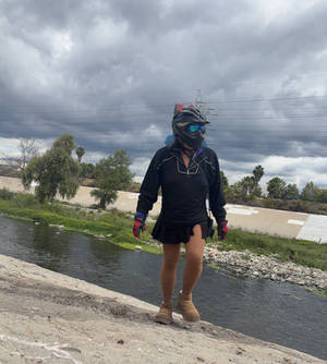 Andy Walking from LA River