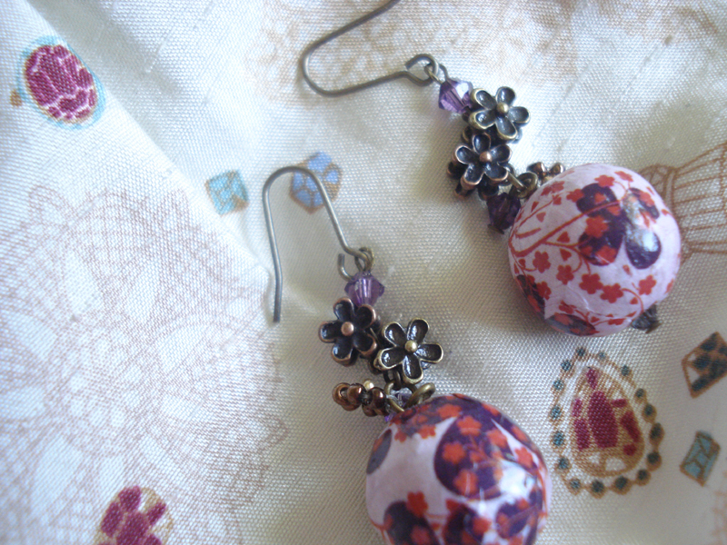 Japanese Floral Earrings