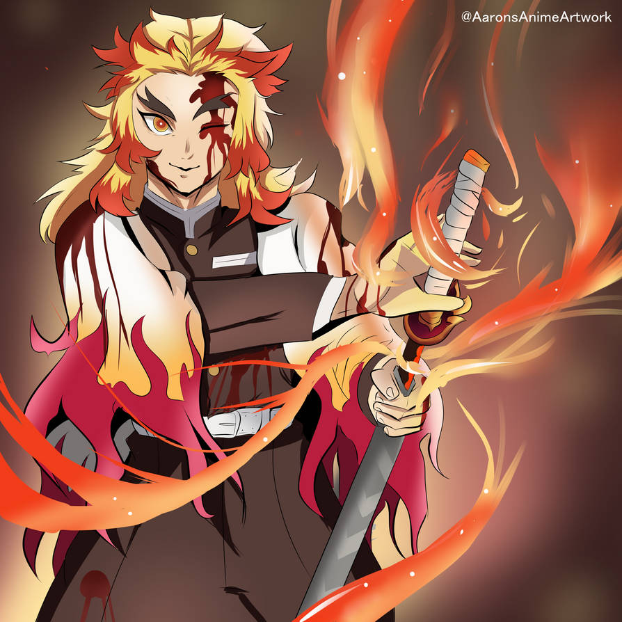 Kyojuro Rengoku by AaronMcbossersome on DeviantArt