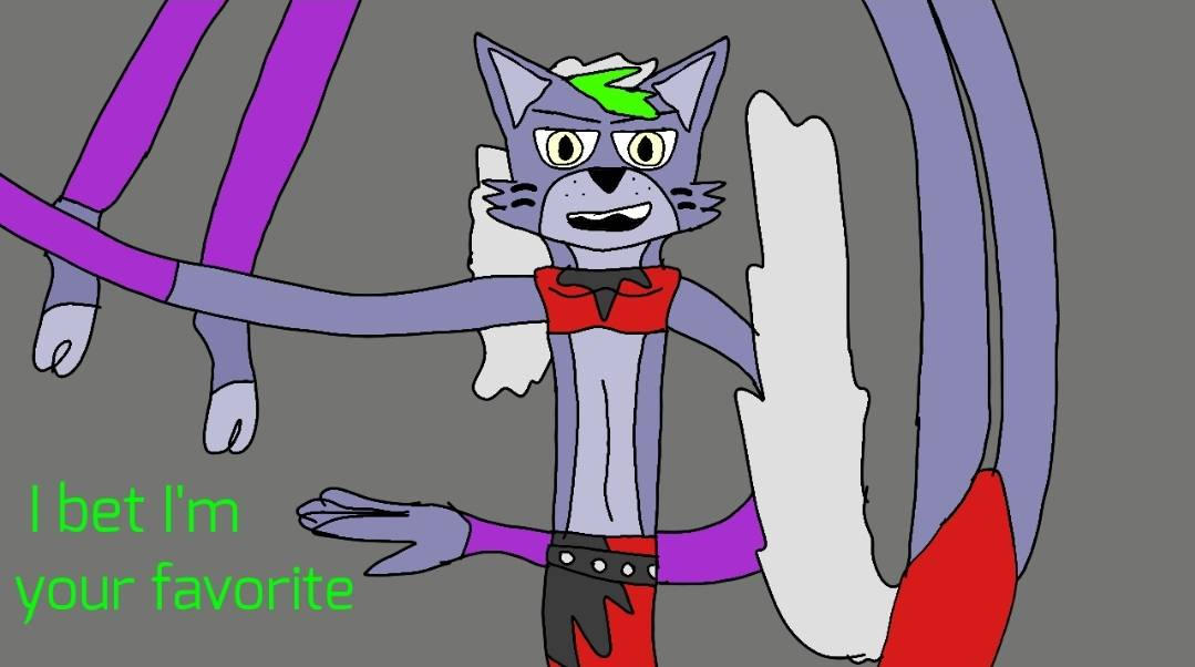 Roxanne Wolf flexing her elastic abilities by ElasticDoughnut on DeviantArt