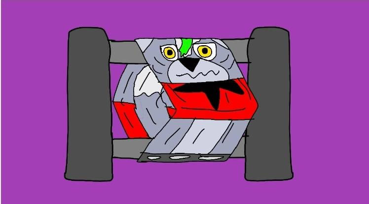 Roxanne Wolf stuck in the Taffy Puller by ElasticDoughnut on DeviantArt