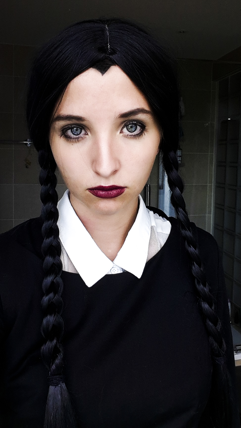 Wednesday Addams make up try out by Ninaaamazing on DeviantArt