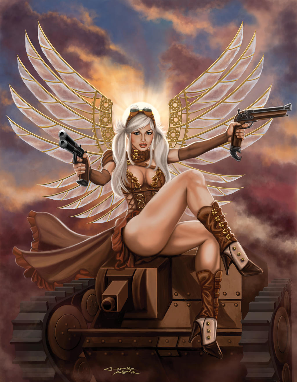 VeronikaSteampunk CMYK by rebelakemi
