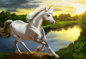 Unicorn Missing Noah's Ark by rebelakemi