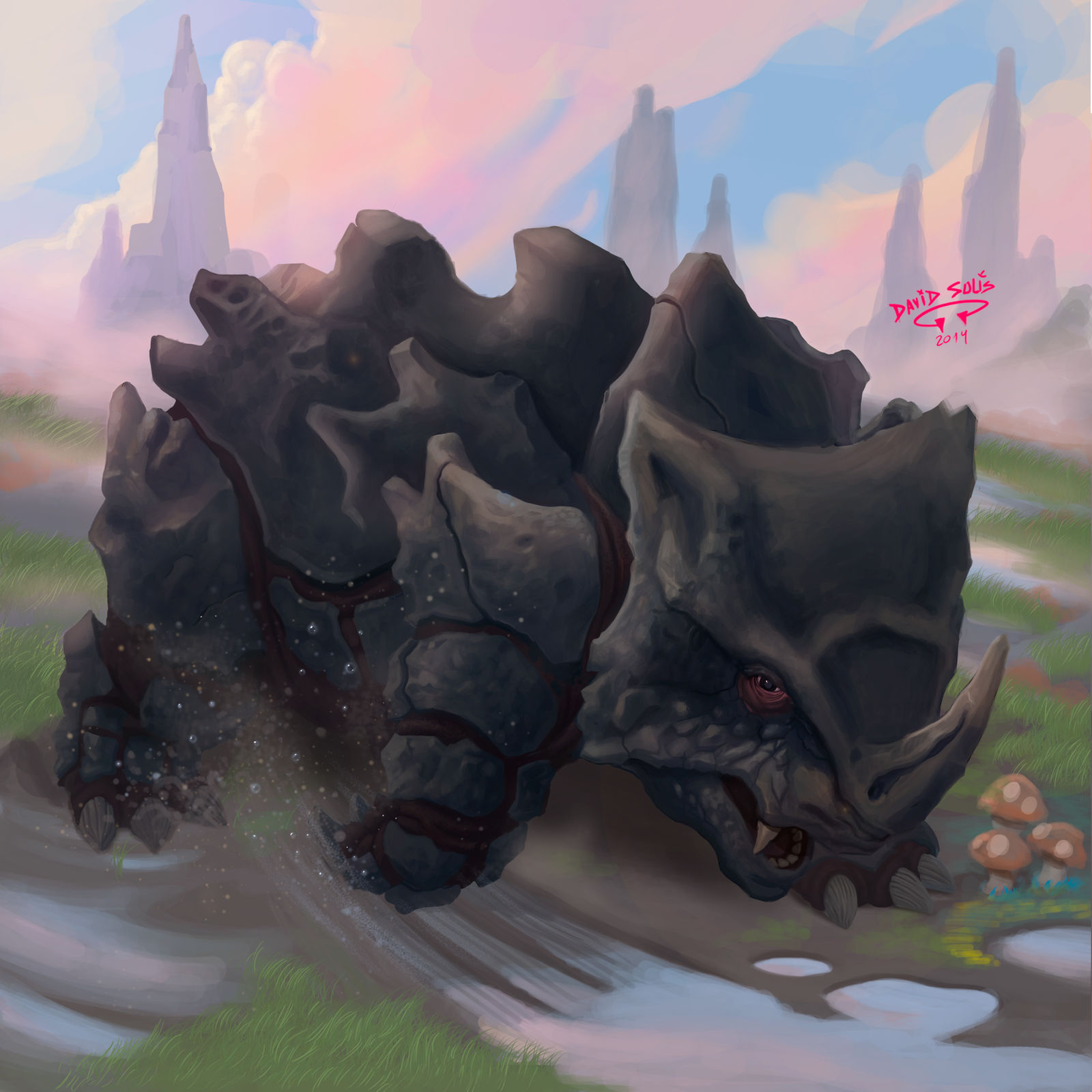 Pokemon Rhyhorn By Cuytop On DeviantArt pokemon-rhyhorn-by-cuytop-on-deviantart