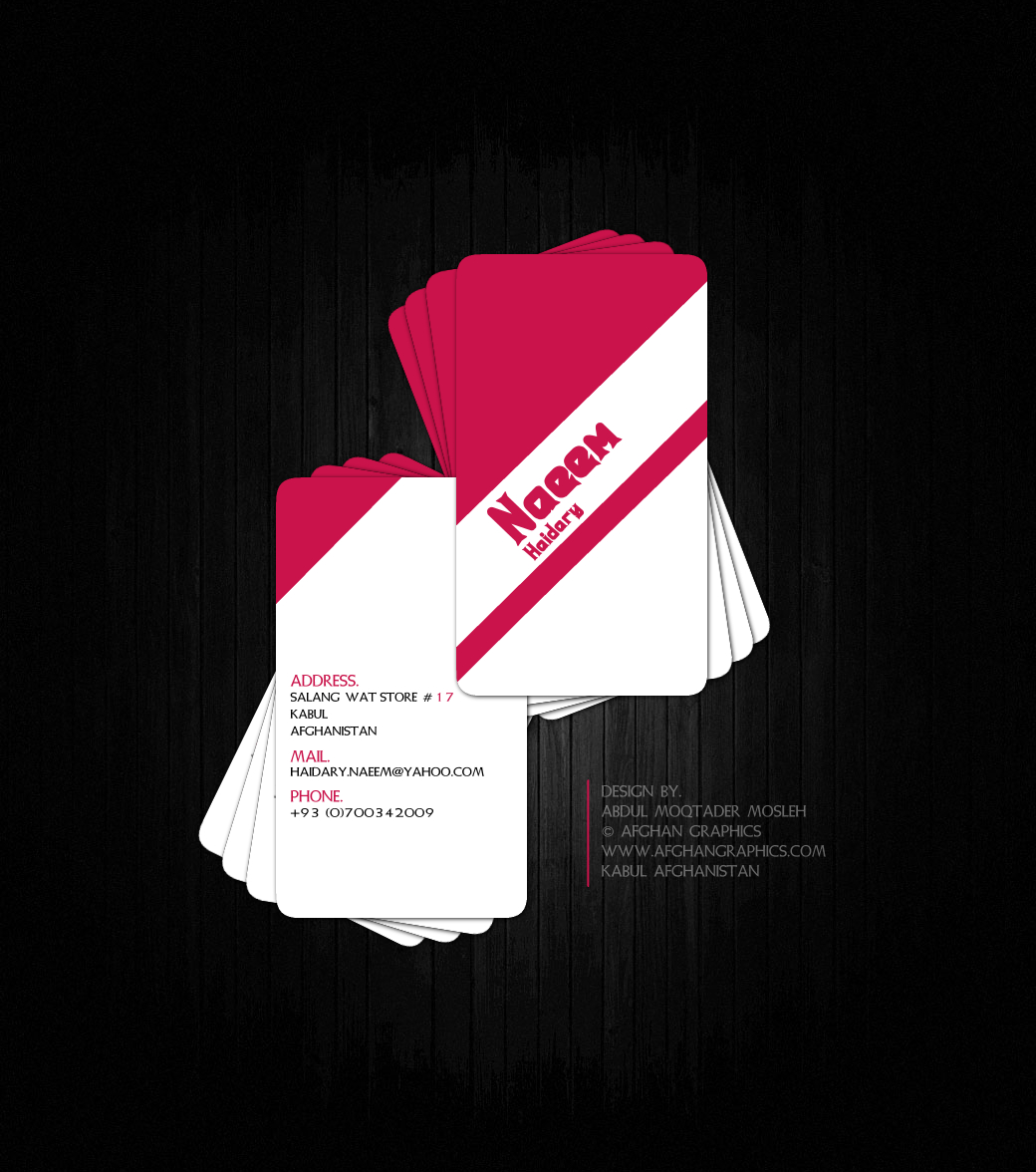 Naeem Haidary's Business Card