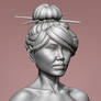 Model's Head and Body