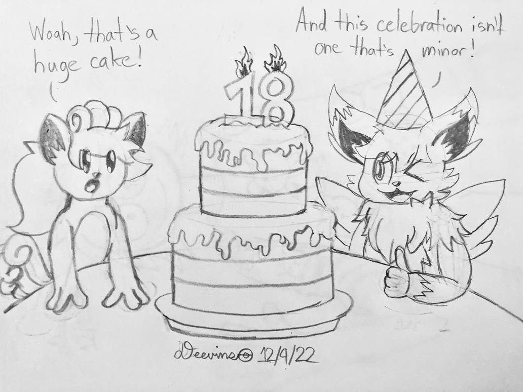 Magic Cake Deviantart A Big Birthday Cake by Deevins on DeviantArt