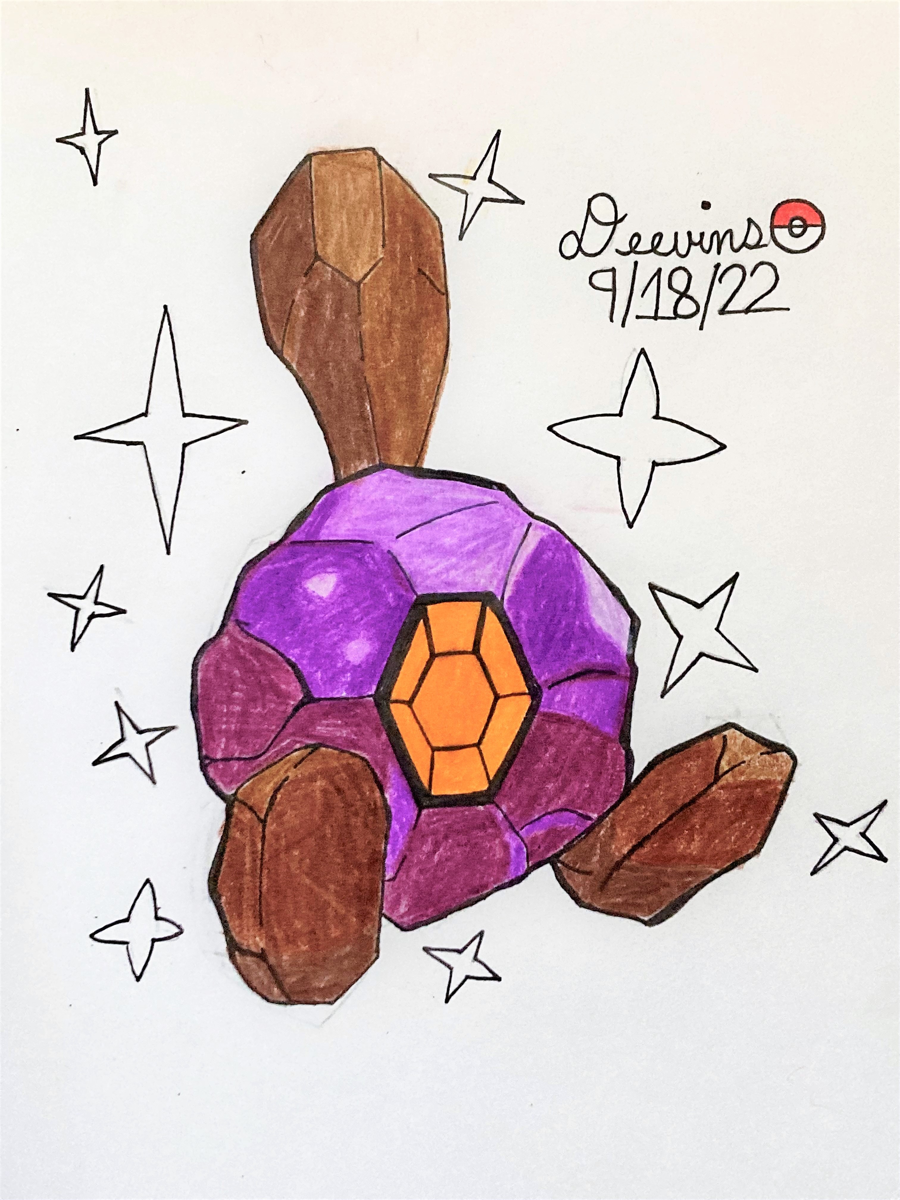 Shiny Roggenrola by Deevins on DeviantArt