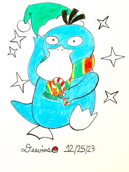 Shiny Festive Psyduck