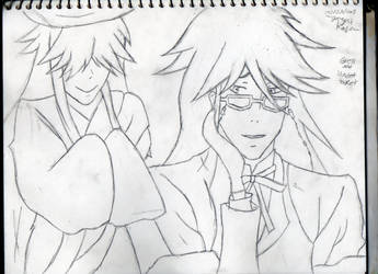 Grell and Undertaker outline