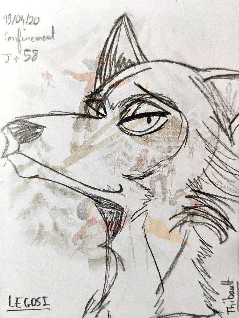 Legoshi from Beastars by Tokapo on DeviantArt
