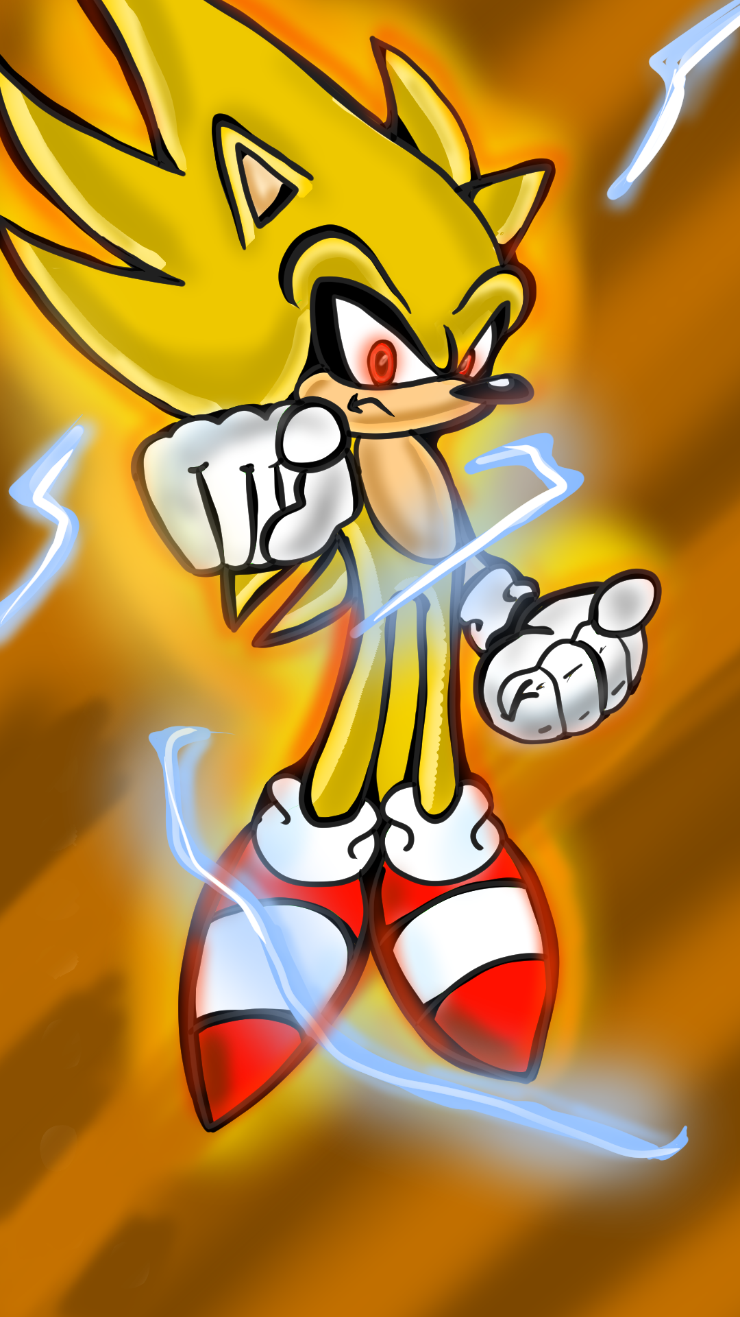 Super Sonic / Hyper Sonic Comparison by Nzar2 on DeviantArt