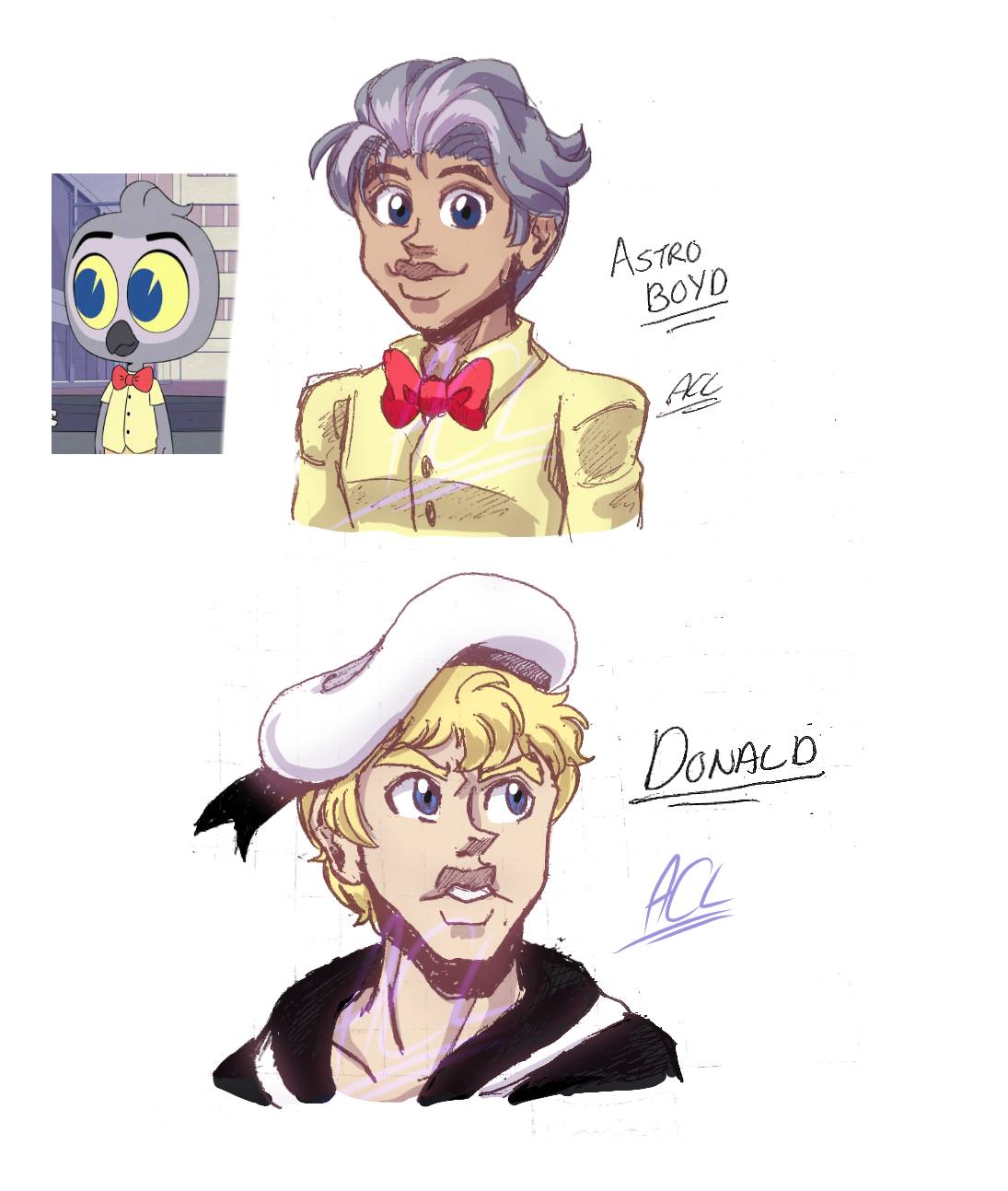 Humanized// Donald Duck and Astro Boyd by ArtKotaro08017 on DeviantArt