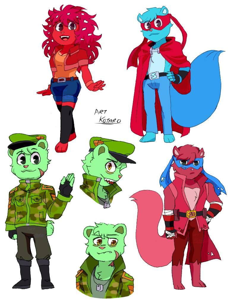HAPPY TREE FRIENDS || by ArtKotaro08017 on DeviantArt