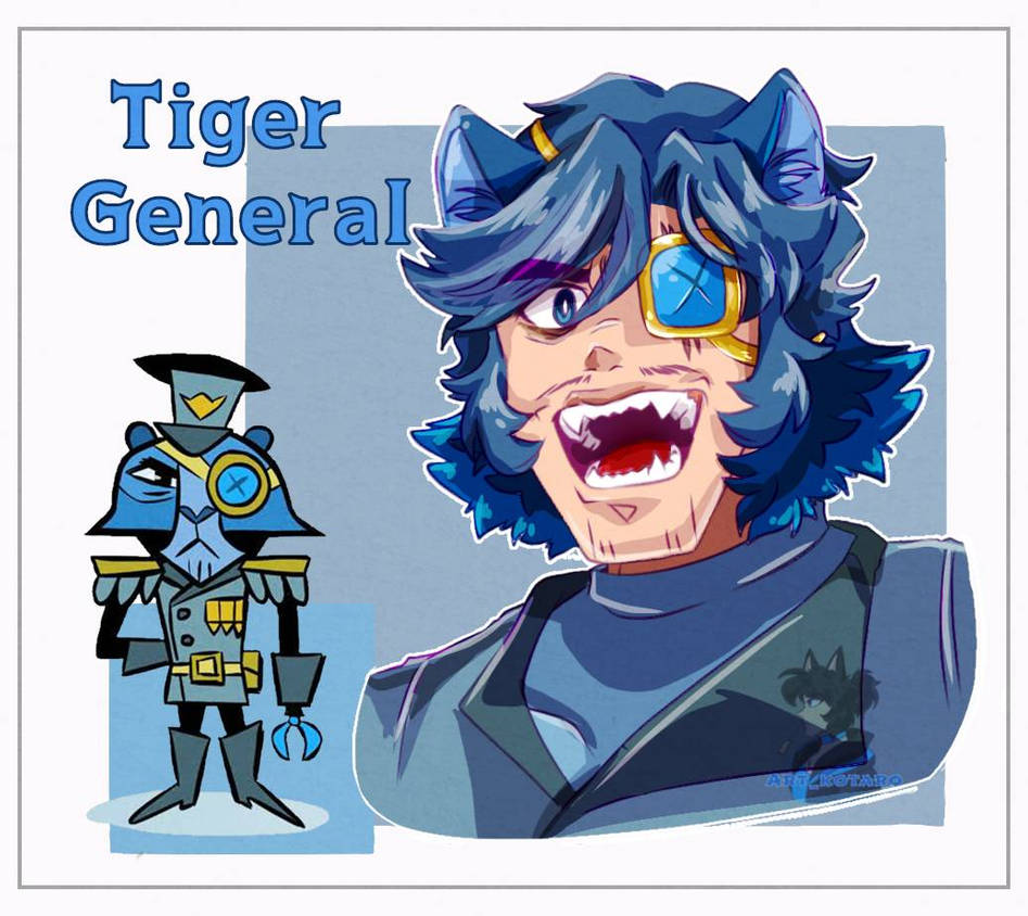 Human Tiger General || Happy Tree Friends by ArtKotaro08017 on DeviantArt