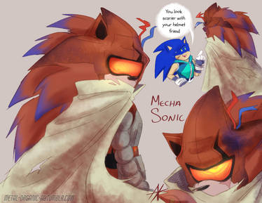 Mecha Sonic by Kuma-Team on DeviantArt