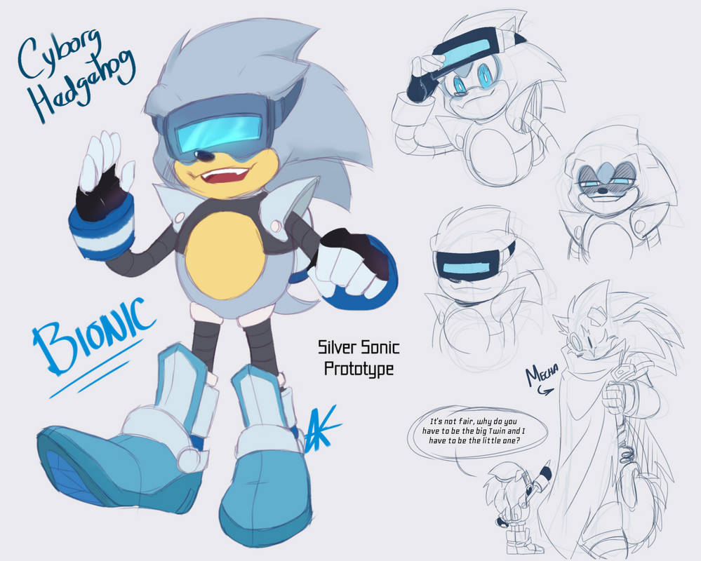 Bionic (Silver Sonic Prototype) Metal Organic AU by ArtKotaro08017 on ...