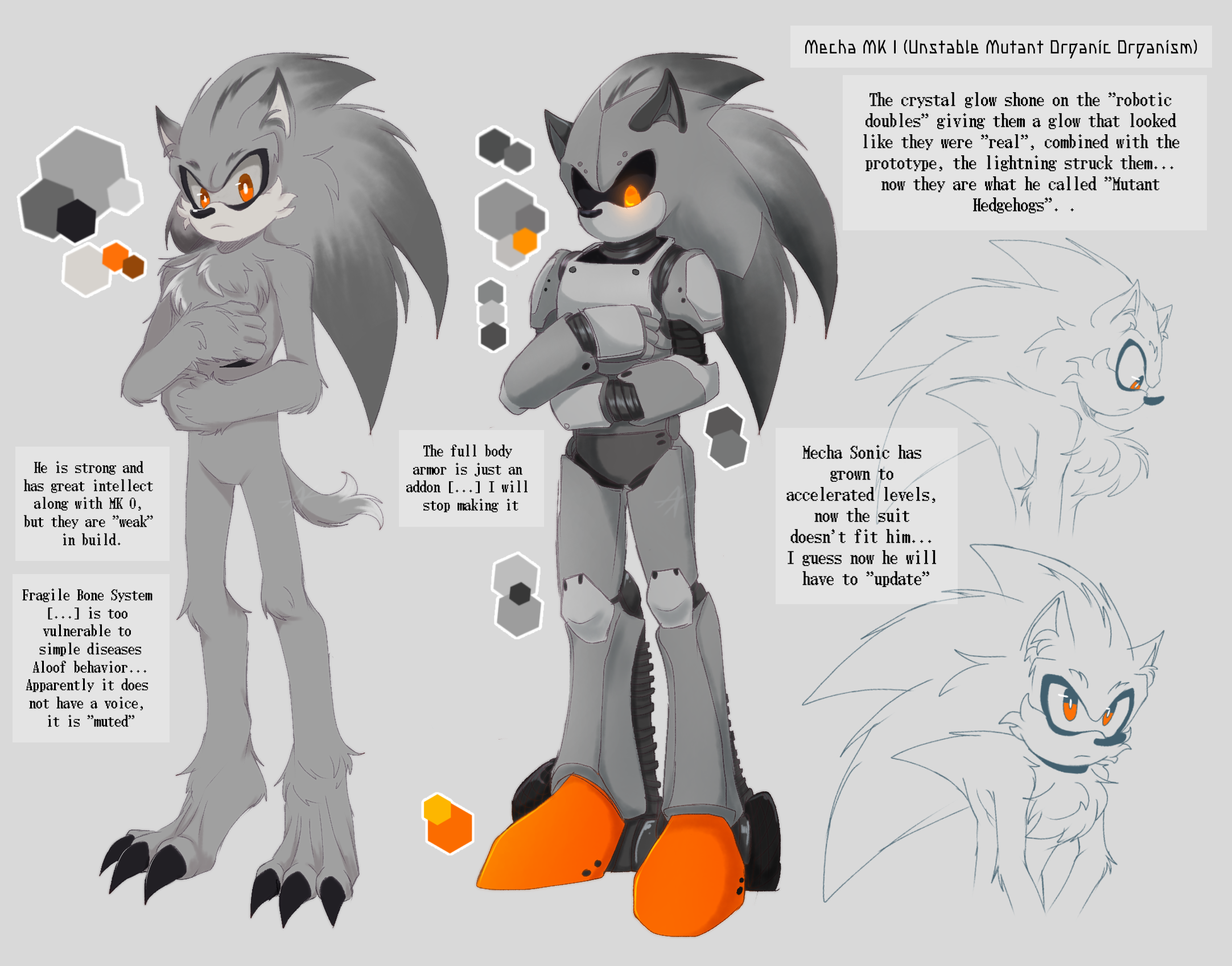 Mecha Sonic MK 1 by GardePickle on DeviantArt