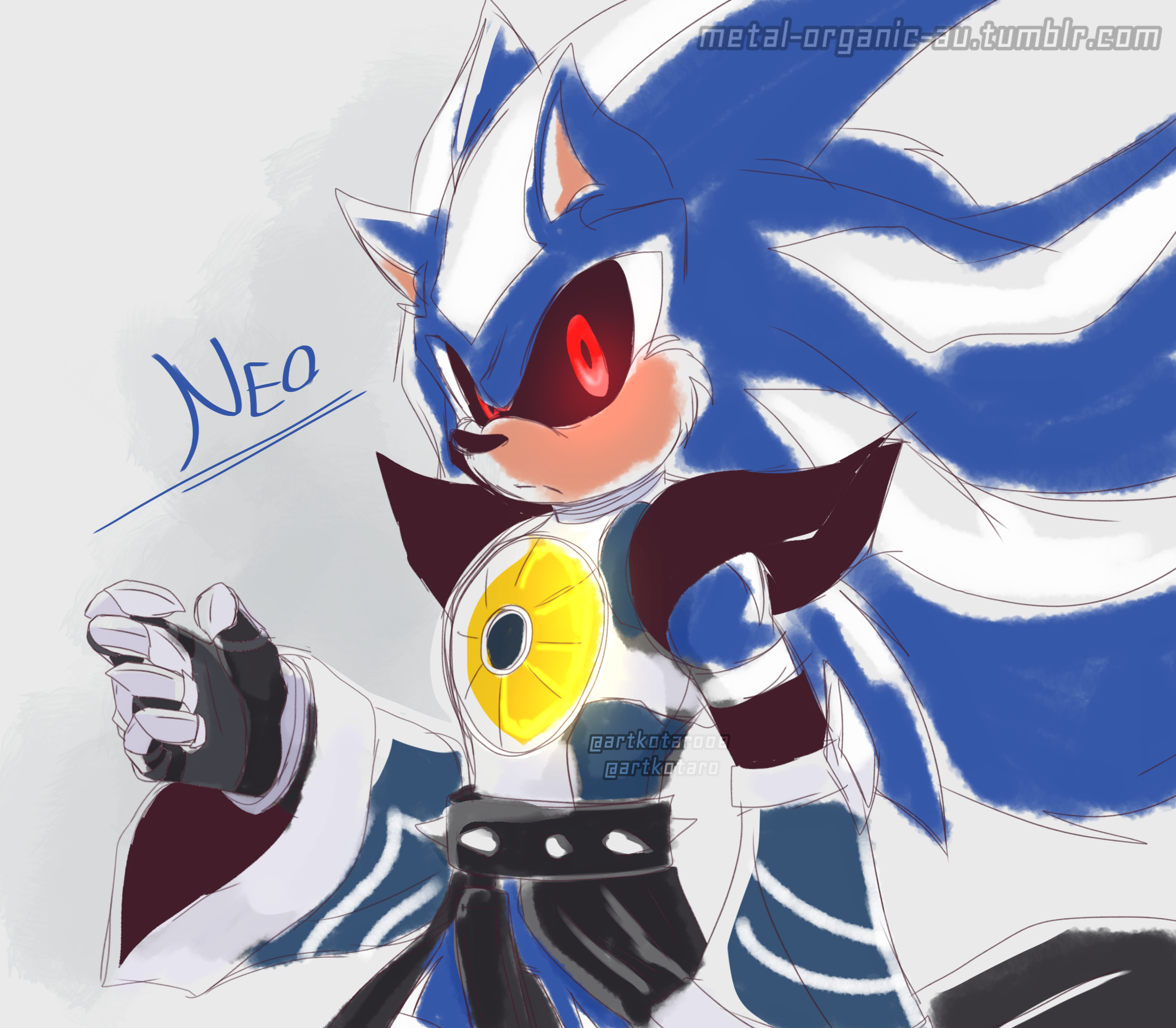 Lord Neo // Metal Organic AU (2/3) [Sonic AU] by ArtKotaro08017 on  DeviantArt
