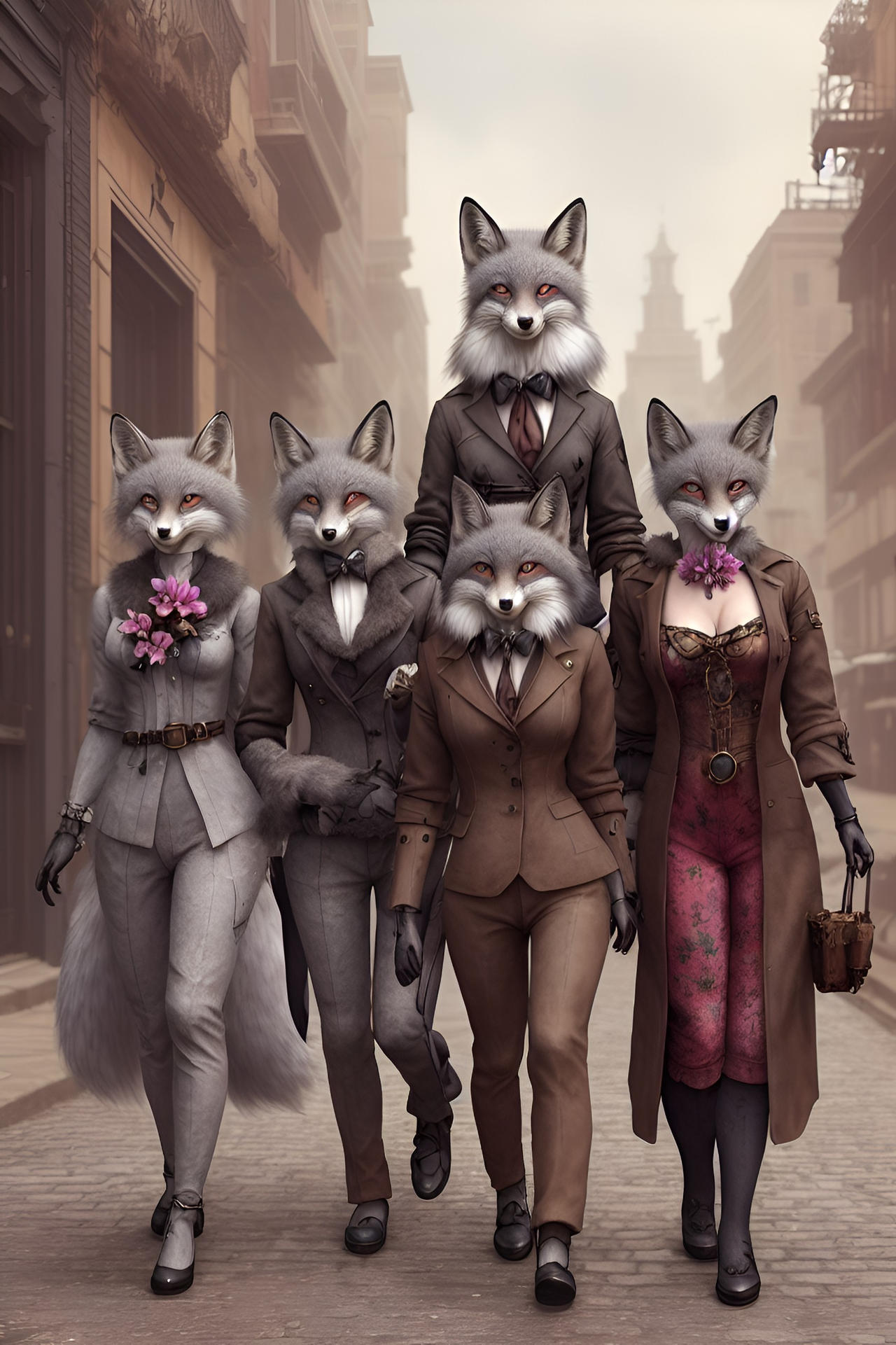 Deviantart Foxes Grey foxes by wilko1965 on DeviantArt