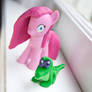 MLP: FiM Custom sculpt Pinkamena and Gummy