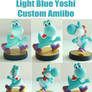 Light Blue Yoshi Custom Amiibo