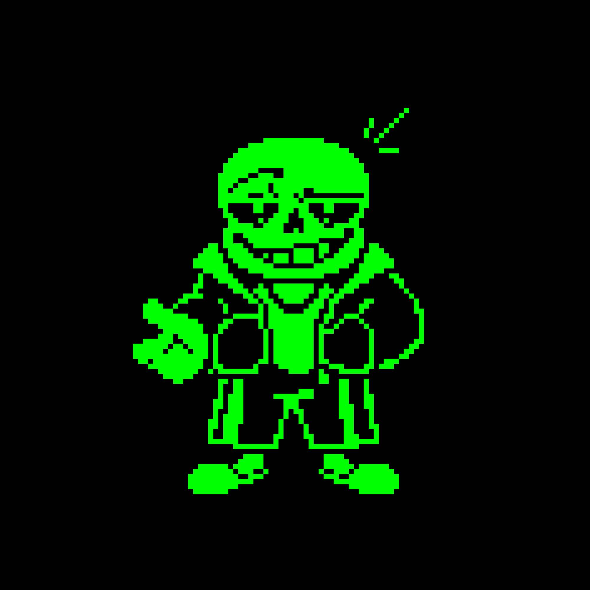 Green Sans remake by DTSansOfc on DeviantArt