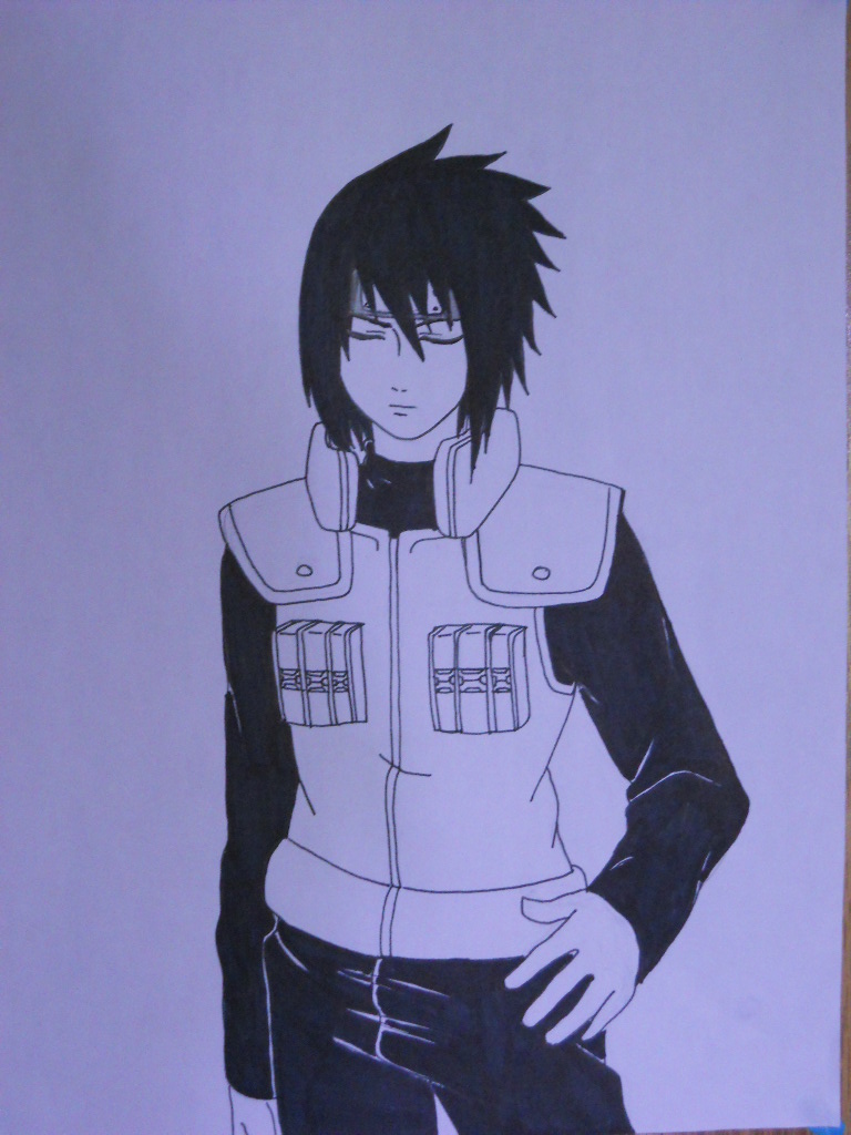 Sasuke Classico Colorido Sharingan by ADMUlielson on DeviantArt