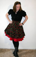 OSK-Apron Skirt-Chili Pepper