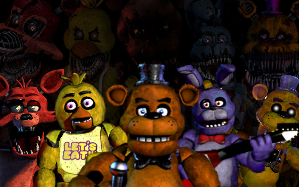 FNAF 4 wallpaper nightmares on deviantart