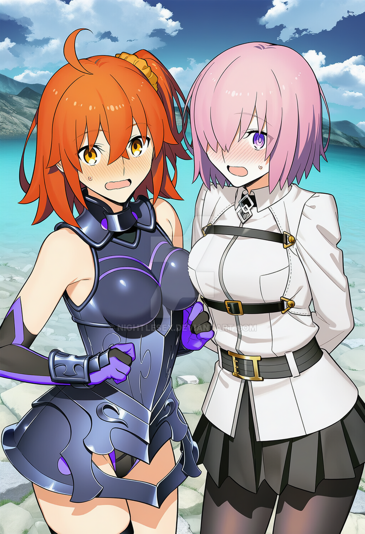 Persona X Ritsuka Ritsuka X Mash by NightLeseX on DeviantArt