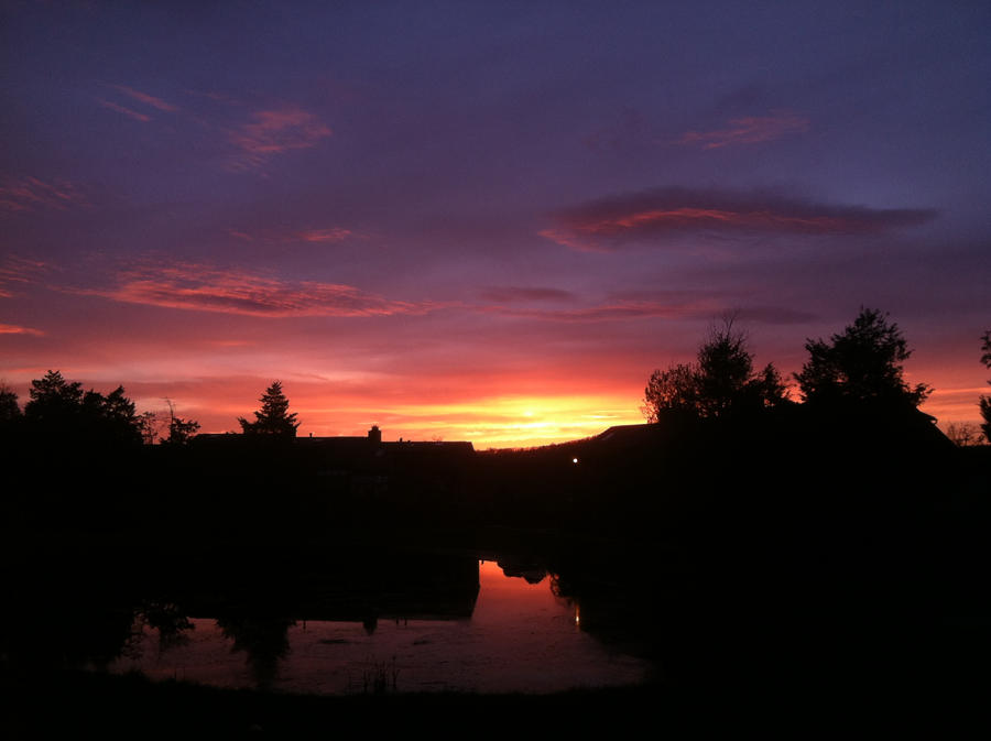 Sunset on Lake 2