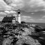 light house b and w