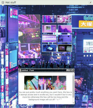 Neon City aesthetic CUSTOM BOX CODE .:FTU:.