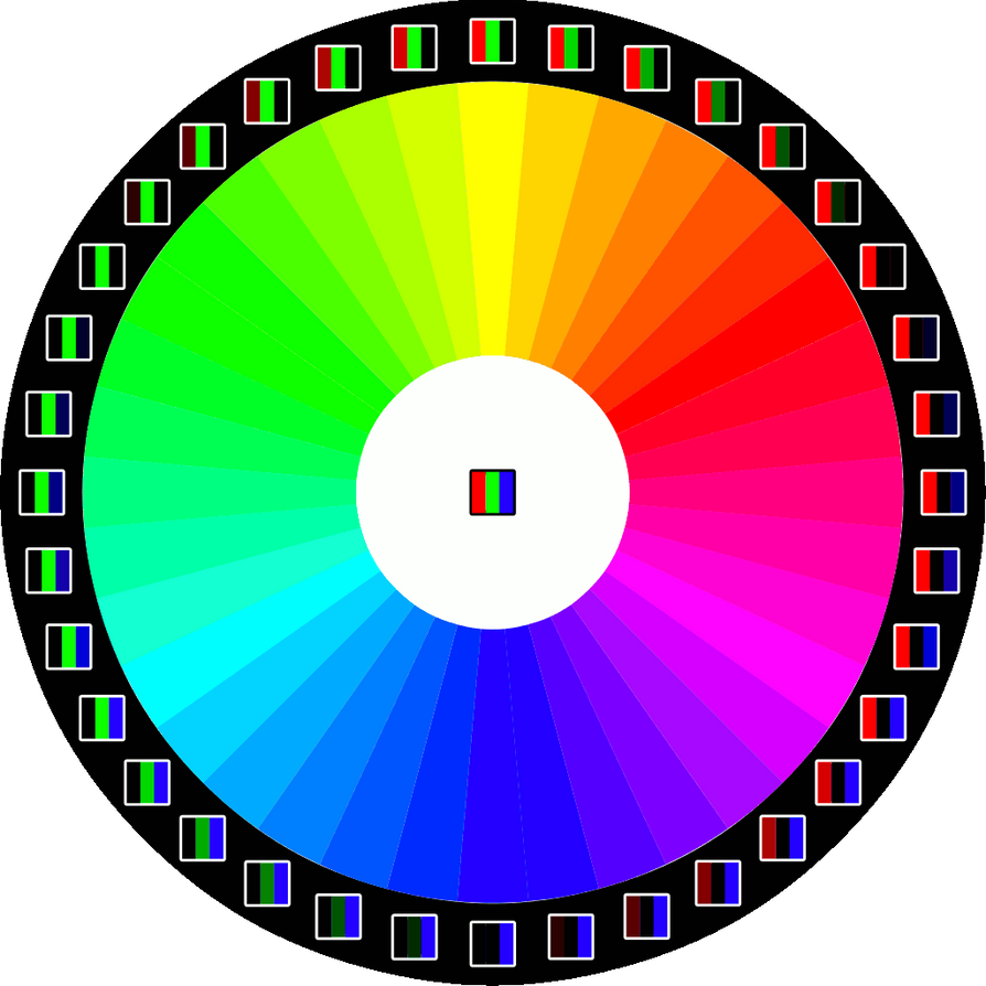 Pinwheel Rgb Spinning-RGB color wheel 10 by Seejei on DeviantArt