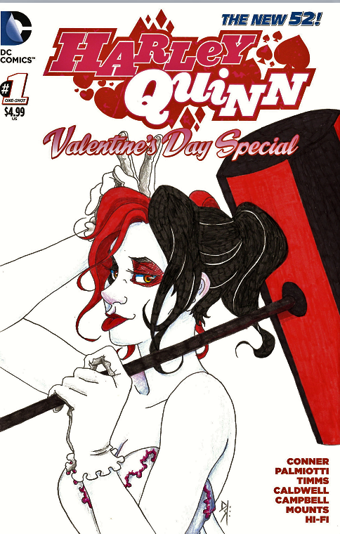 Blank Variant: Harley Quinn Valentines Day Special