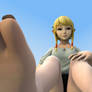 Giantess Linkle P1: Toe-tal Trouble