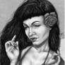 Bettie Page in Gray scale