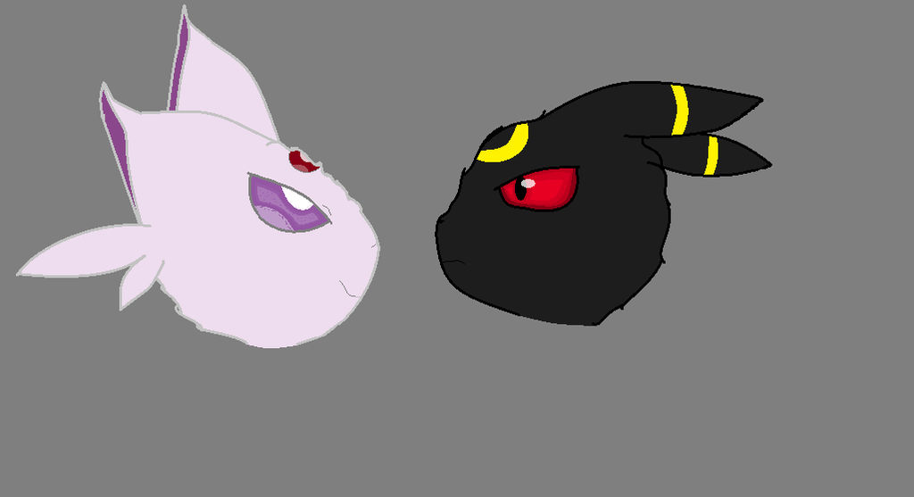 Espeon and Umbreon