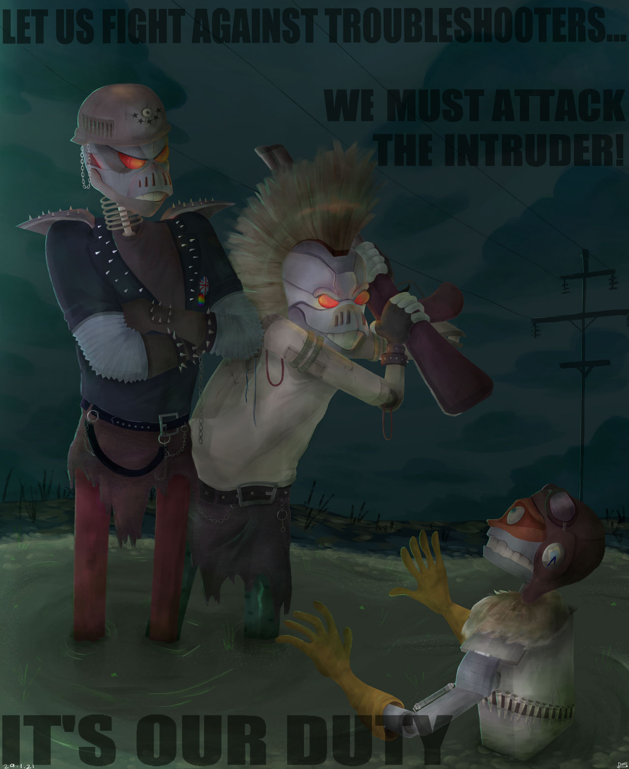 Zappomatic Pin Punkamatic Propaganda by rollercoaster-robot on DeviantArt