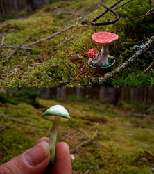Mushroom jewelry