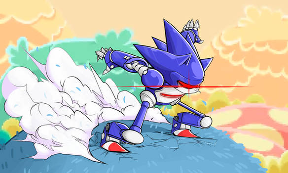 SMBZ Mecha Sonic