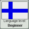 .:Finnish:. Beginner Level