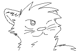 Cat icon Lineart