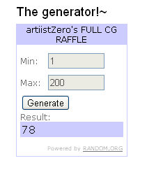 raffle number by asrominty on DeviantArt