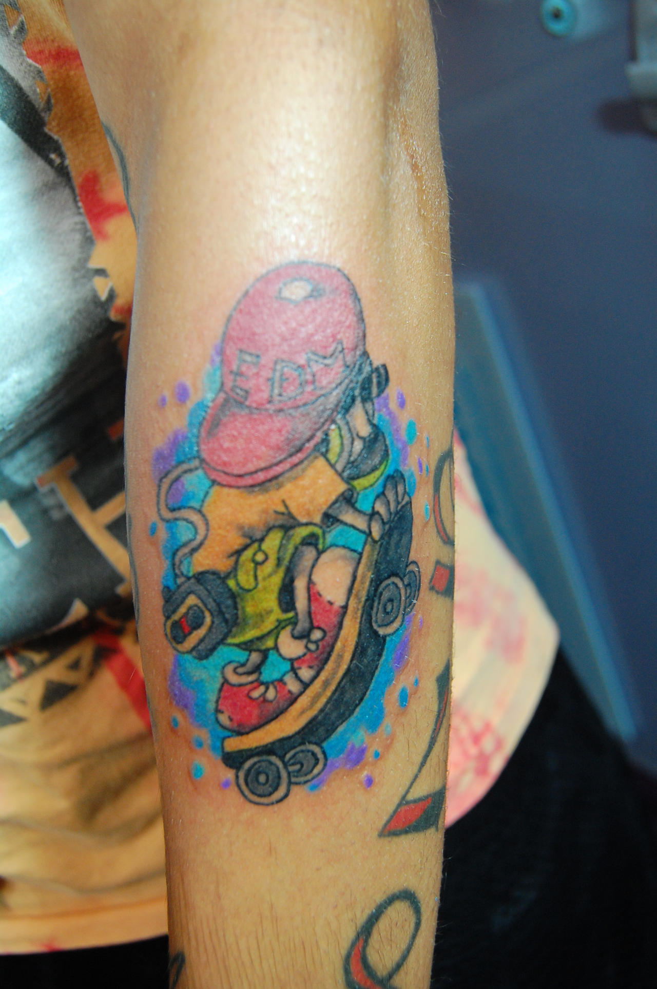 Skater Tattoo By Santanacaviedes On Deviantart Skater Tattoo By Santanacaviedes On Deviantart