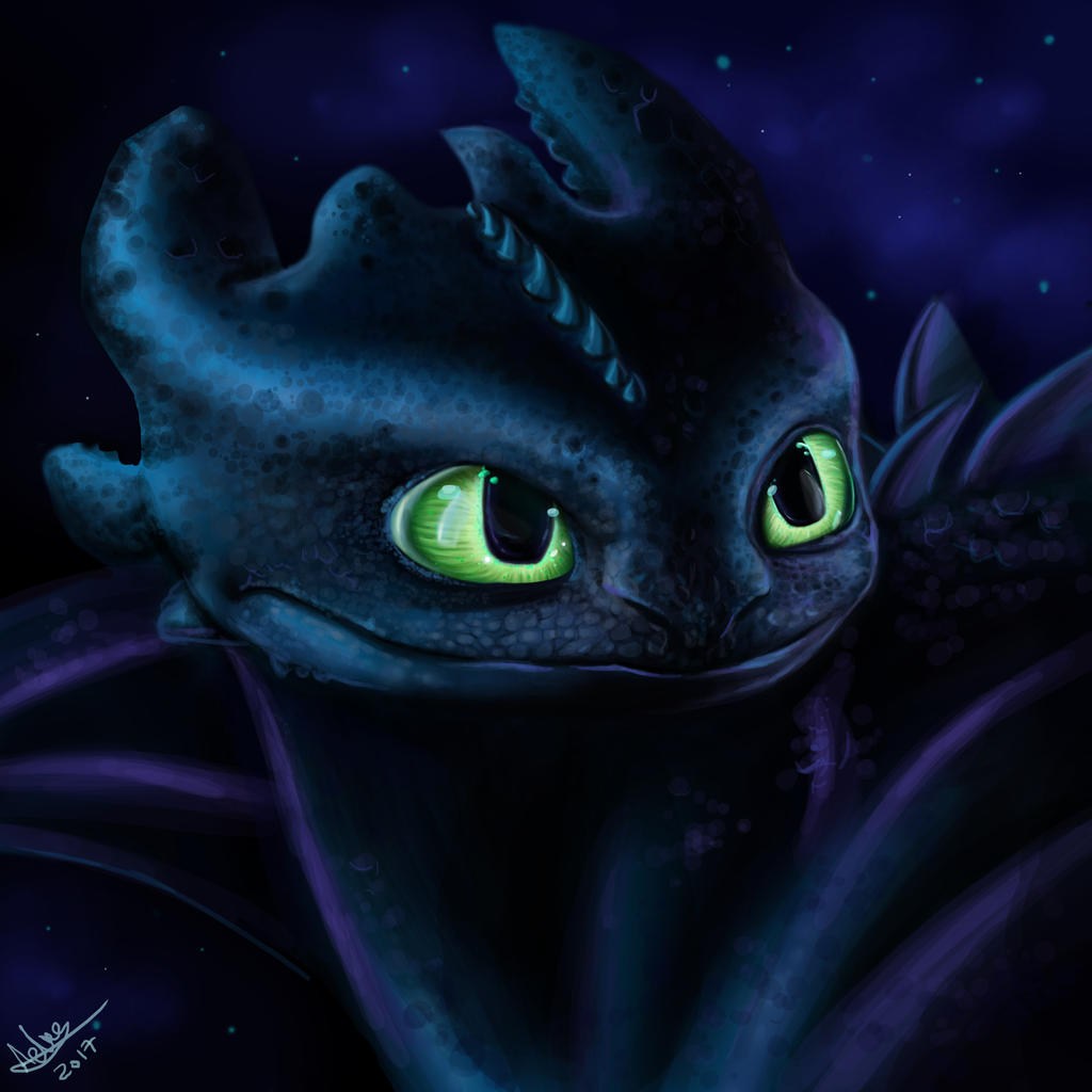 Toothless Painting by aprilelvidge on DeviantArt